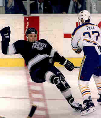 Hard hitter Mike Peca 